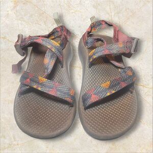 Chaco Kids Multicolor Z/1 Ecotread Ohkurr Strappy Basket Weave Sandal Size 2